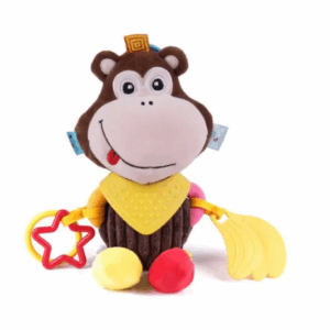 Дитяча підвіска на коляску D25447 з прорізувачем  Мавпочка