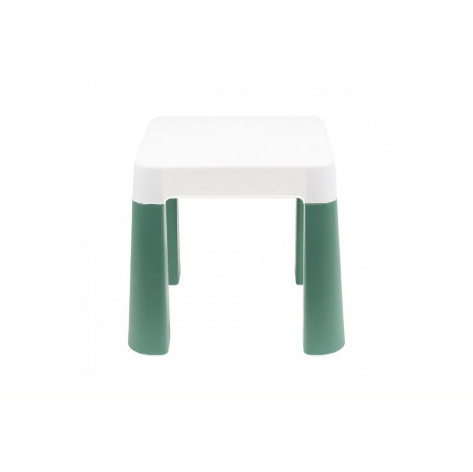 Дитячий табурет 0884TXK, біло-зелений, до 75 кг 32 х 32 х 28 см - Зображення 2