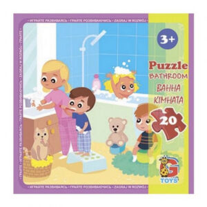 Дитячий пазл "Дитячий майданчик" LX12, 20 елементів 20 х 21 см