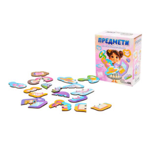 Дерев'яний магнітний пазл "Предмети" Puz-22931, 24 елемента