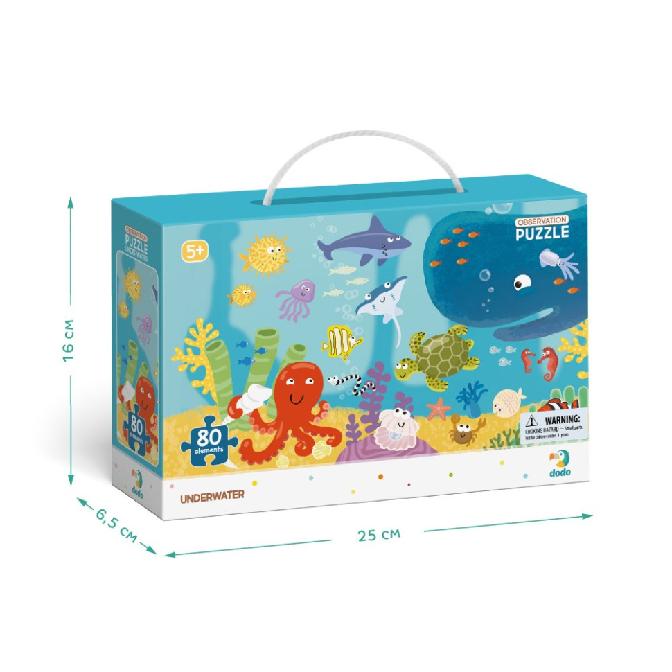 Дитячий пазл Дно Океану DoDo 300134, 80 елементів - Зображення 2