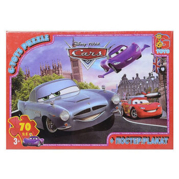 Дитячий пазл "Тачки" Z10217 плакат 70 елементів