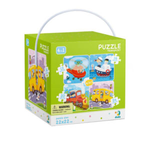 Дитячий набір пазлів "Транспорт" DoDo 300132, 4 в 1