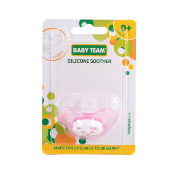 Пустушка силіконова класична 3007_рожевий