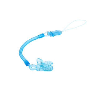 Ланцюжок для пустушки "Спіраль" 3335_блакитний