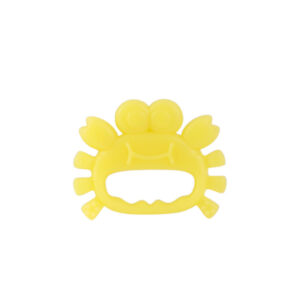 Прорізувач силіконовий "Морські мешканці" 4008_жовтий_крабик