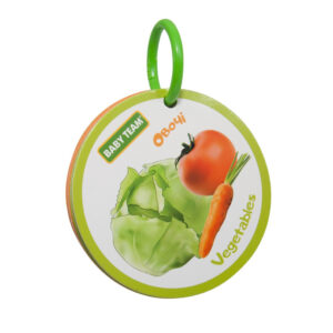 Дитяча книжечка підвісочка "Овочі" 8730
