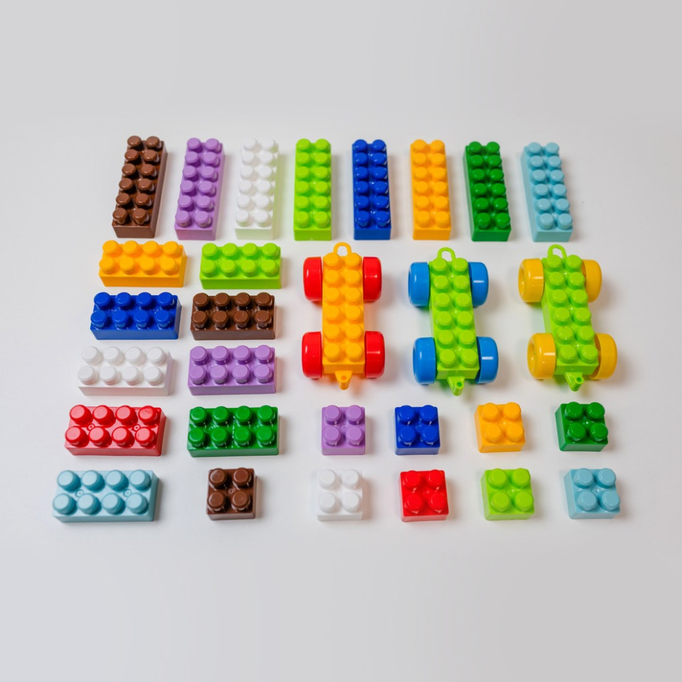 Дитячий набір "Граємось та навчаємось" 04660/2 в наборі стіл, стілець, конструктор - Зображення 5