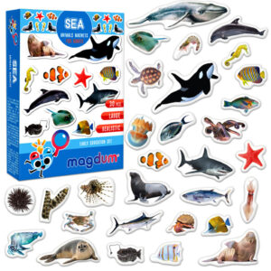 Дитячий набір магнітів Морські мешканці фото ML4031-28 EN