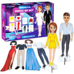 Настільна магнітна гра "Magnetic dolls" ML4032-09 EN 2 магнітні ляльки та 37 магнітів