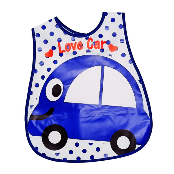 Слинявчик клейончастий "Love Car" MGZ-0605-15 на липучці