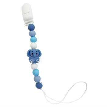 Силіконовий ланцюжок для пустушки "Слоник" MGZ-0528-1