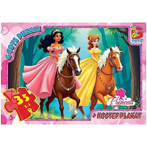 Дитячий пазл "Принцеси" PR01 постер 35 елементів