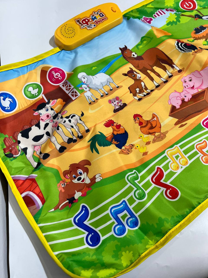 Дитячий розвиваючий килимок Прекрасна ферма M 3455 укр. мовою - Зображення 3