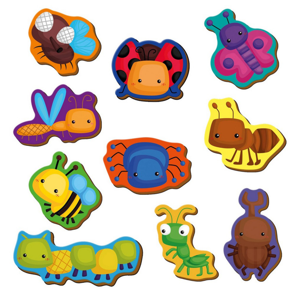 Дитячий набір магнітів "Комахи" VT3106-32, 10 магнітів - Зображення 3