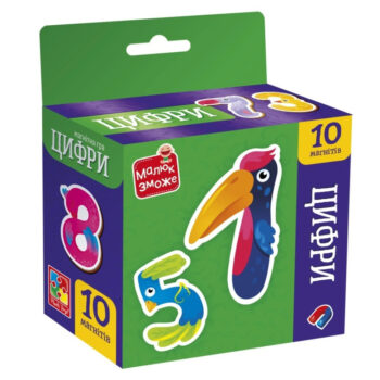 Дитячий набір магнітів "Цифри" VT3106-37, 10 магнітів