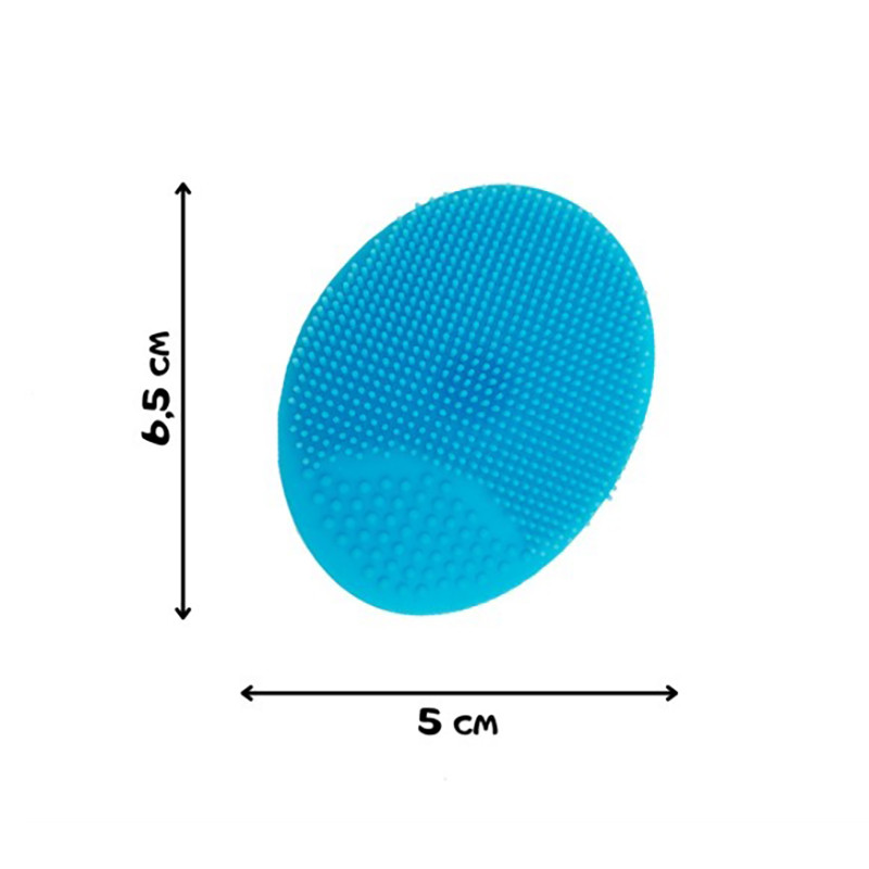 Силіконова мочалка для купання новонароджених MGZ-0923(Blue) - Зображення 2