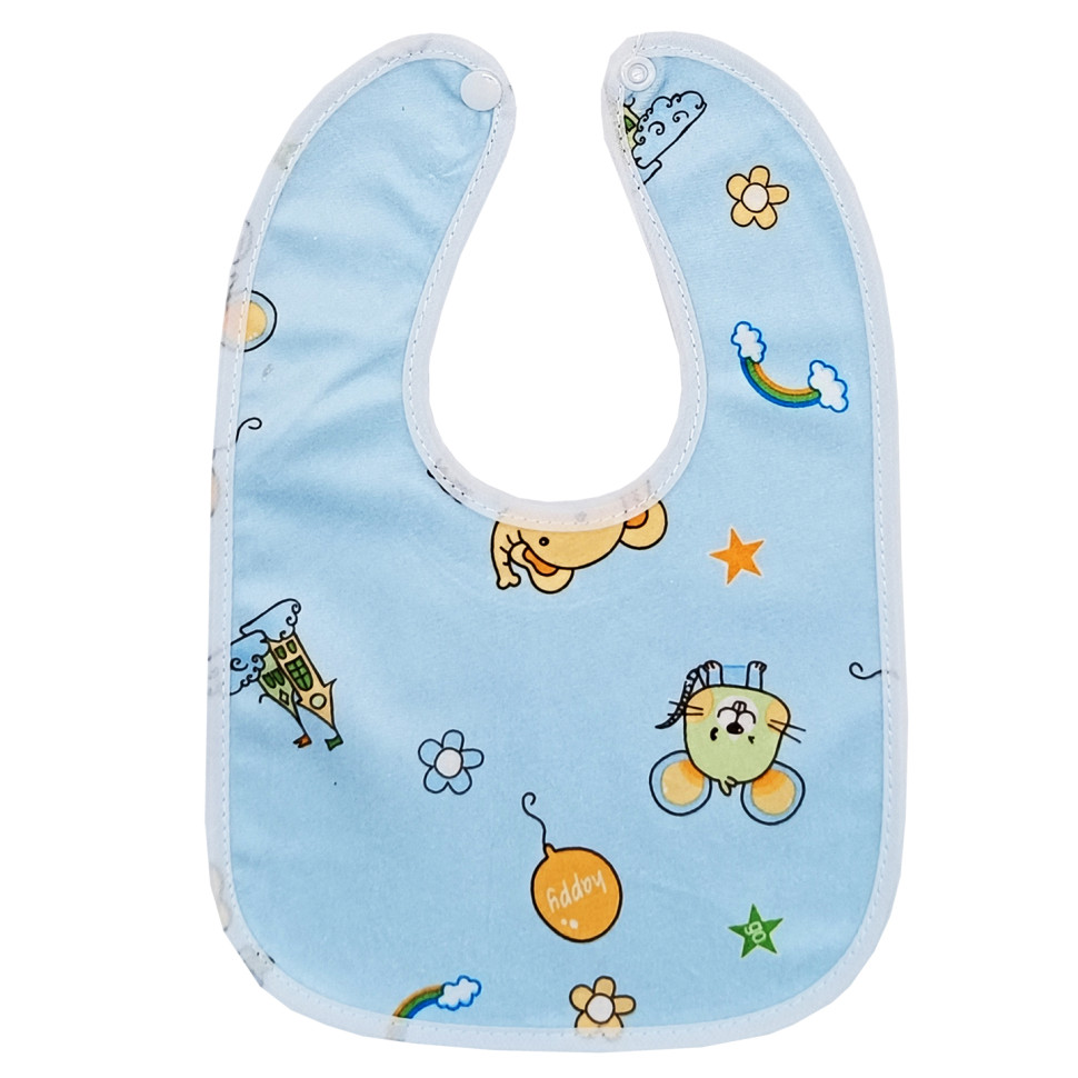 Дитячий тканинний слинявчик MGZ-0600-1 на кнопці