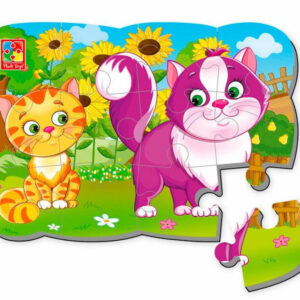 Дитячі пазли на магніті "Котики" А5 VT3205-73, 12 елементів