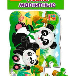 Дитячі пазли на магніті "Пандочки" А5 VT3205-80, 12 елементів