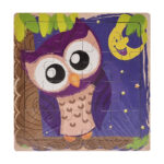 Дерев'яний пазл-вкладиш Сова 73260-13, 16 деталей