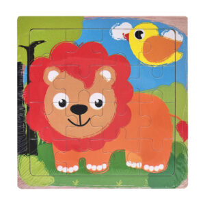 Дерев'яний пазл-вкладиш Лев 73260-22, 16 деталей