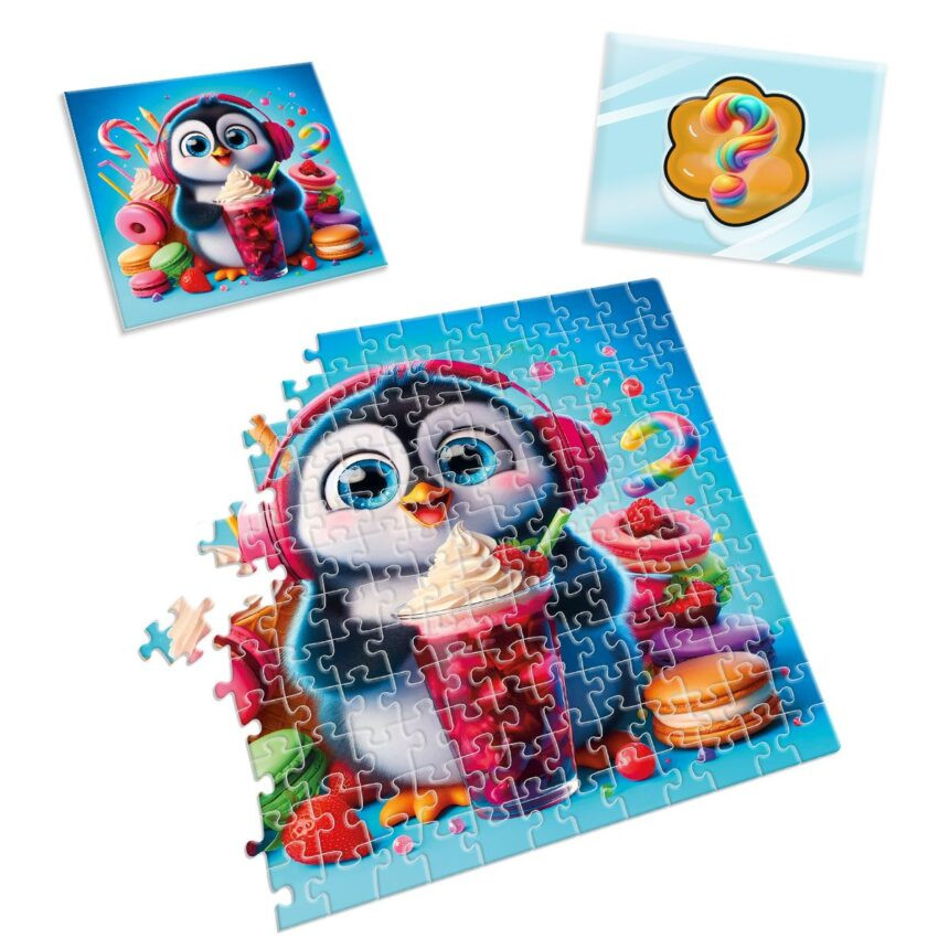 Дитячі пазли з сюрпризом "Пінгвінчик" VT8030-06, 180 деталей - Зображення 3