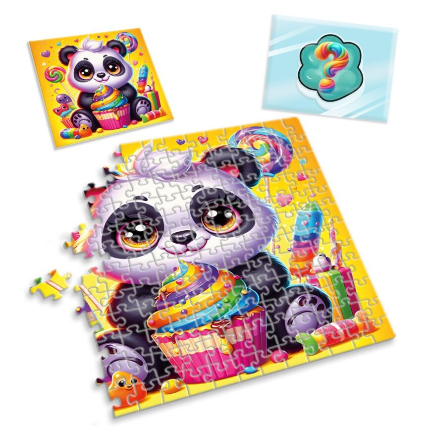 Дитячі пазли з сюрпризом "Панда" VT8030-08, 180 деталей - Зображення 3