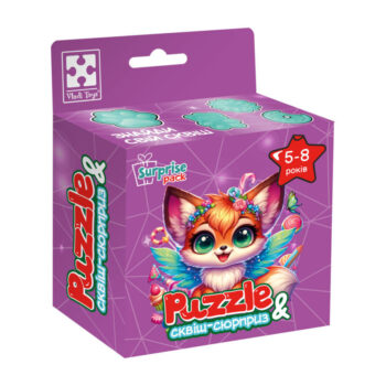 Дитячі пазли з сюрпризом "Лисеня" VT8030-10, 180 деталей