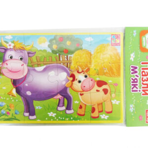 Дитячі м'які пазли "Тварини ферми" VT1103-44 формат А5