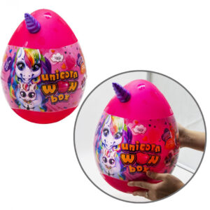 Набір для творчості в яйці "Unicorn WOW Box" UWB-01-01U для дівчаток  Рожевий