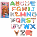 Набір магнітних літер Bambi 2058 Англійська  Рожевий