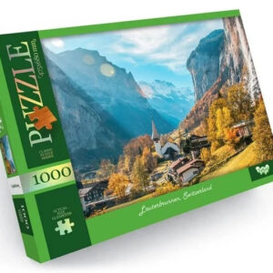 Пазл "Lauterbrunnen, Switzerland" Danko Toys C1000-12-07, 1000 ел.