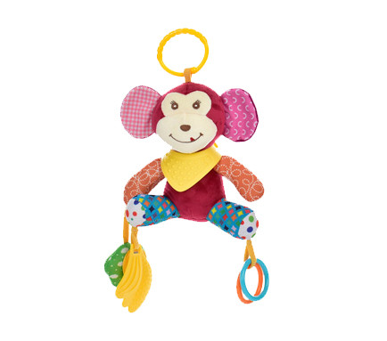 Підвіска на коляску з прорізувачем A-Toys SKK-056  Мавпочка