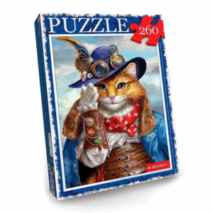 Пазл "Кіт у капелюсі-2" Danko Toys C260-13-13, 260 ел.