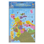 Магнітна карта-пазл Європа Artos 1298ATS 30х40 см