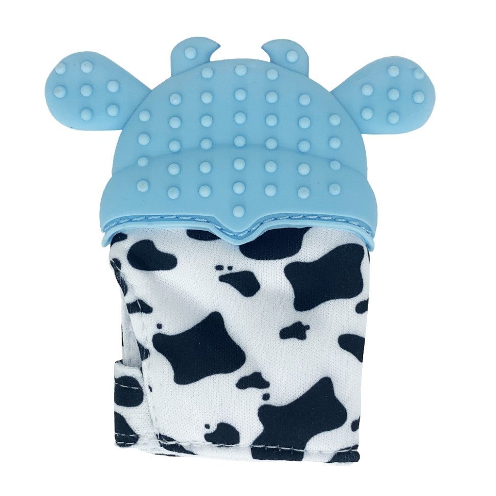 Прорізувач-рукавичка "Корівка" MGZ-0405(Blue) на липучці - Зображення 2