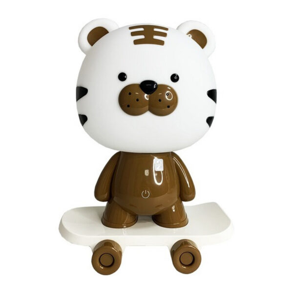Нічник дитячий «Тигр на скейті» MGZ-1408(Brown) мережевий, живлення від USB