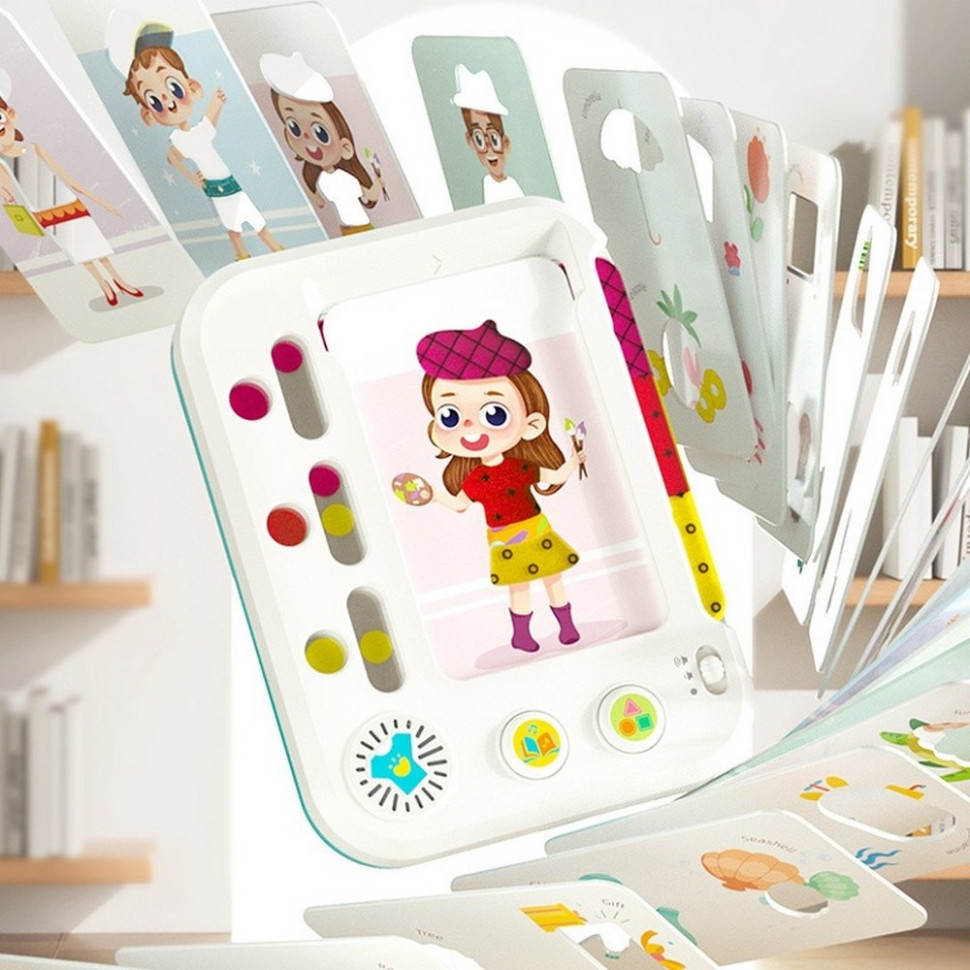 Дитячий навчальний планшет "Майстерня кольору" HE899200, 12 карток - Зображення 3